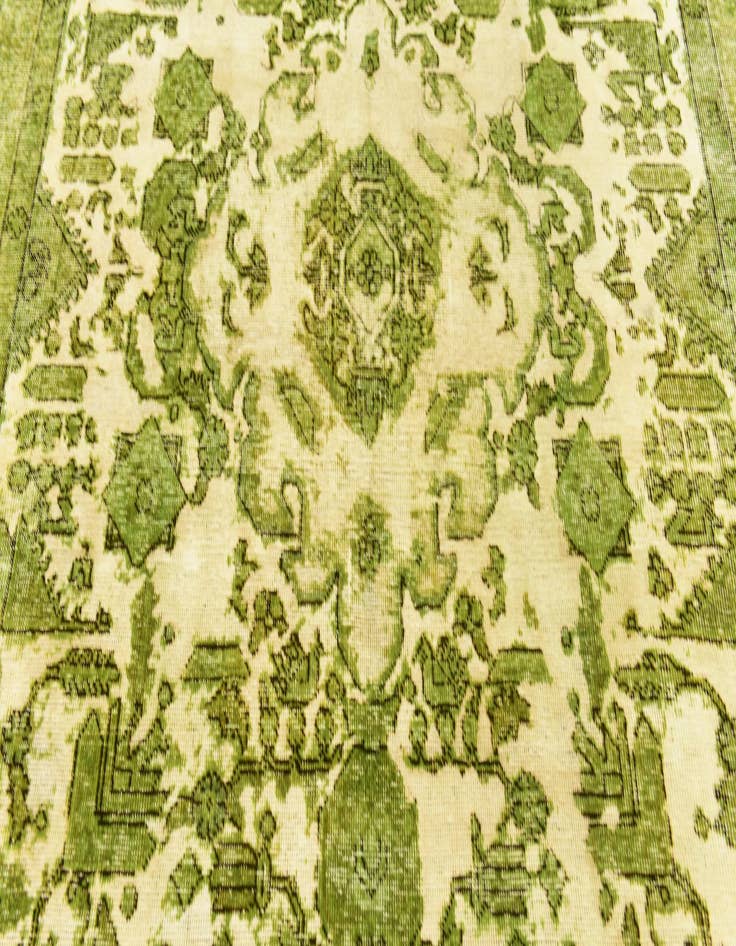 Detail image of 6' 4 x 9' 8  Hand Knotted Ultra Vintage Persian Wool Rug