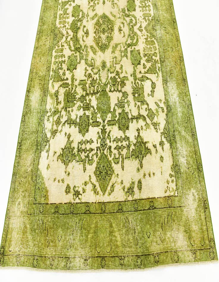 Detail image of 6' 4 x 9' 8  Hand Knotted Ultra Vintage Persian Wool Rug