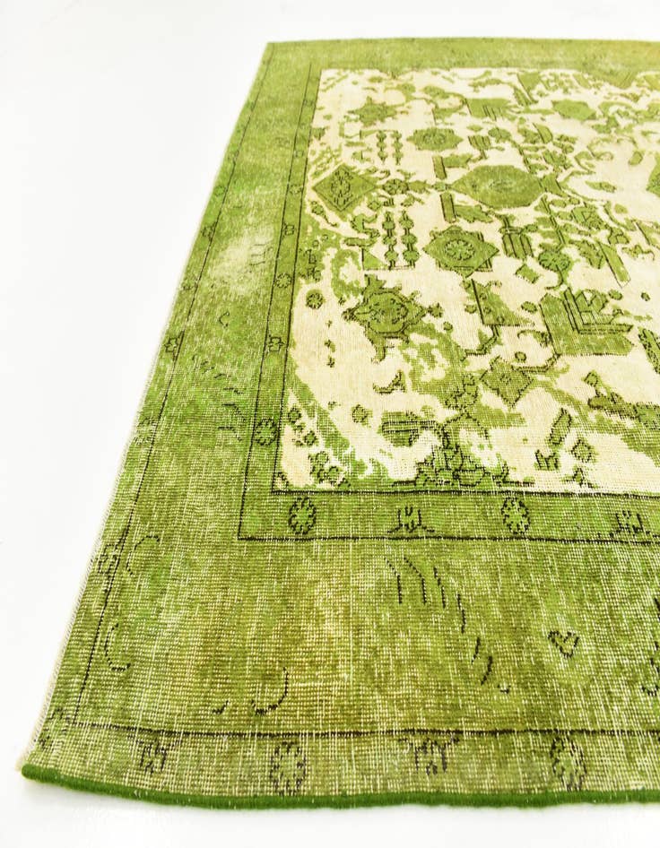 Detail image of 6' 4 x 9' 8  Hand Knotted Ultra Vintage Persian Wool Rug