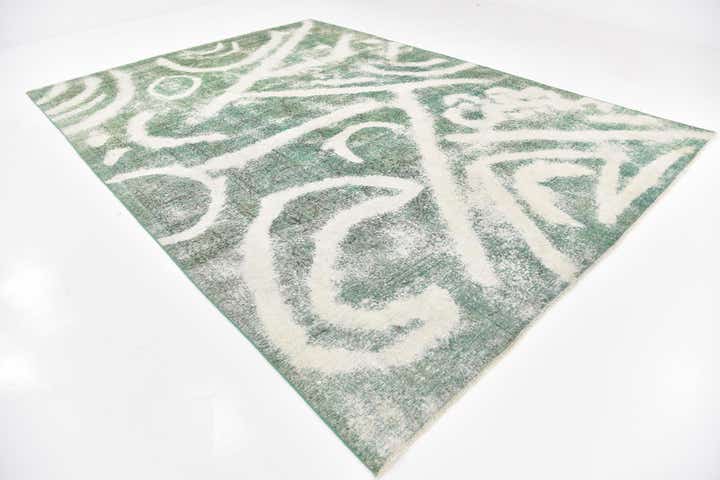 9' 6 x 13' 3 Hand Knotted Ultra Vintage Persian Wool Rug