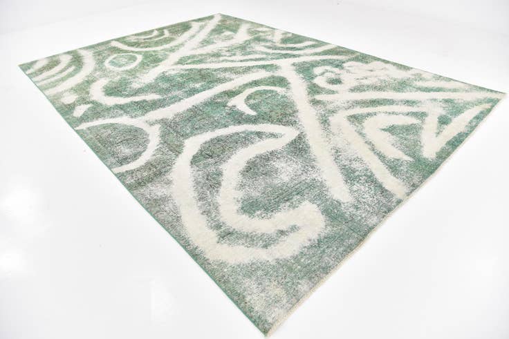 Detail image of 9' 6 x 13' 3 Hand Knotted Ultra Vintage Persian Wool Rug