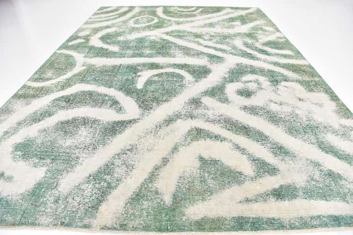 9' 6 x 13' 3 Hand Knotted Ultra Vintage Persian Wool Rug