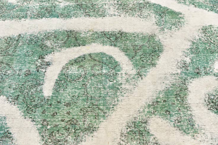 Detail image of 9' 6 x 13' 3 Hand Knotted Ultra Vintage Persian Wool Rug