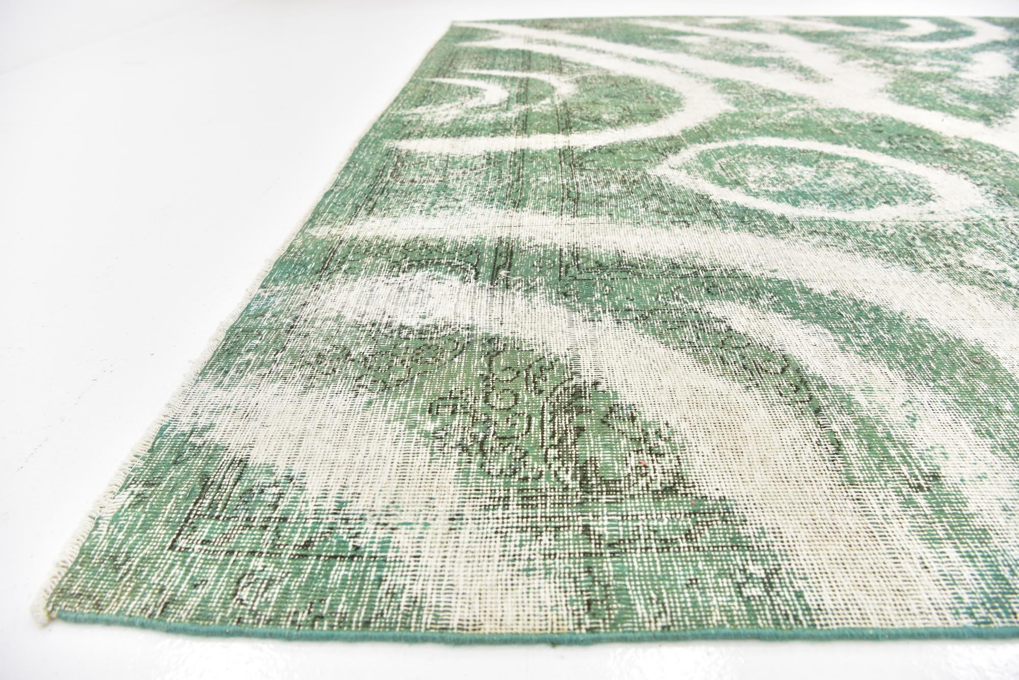 9' 6 x 13' 3 Hand Knotted Ultra Vintage Persian Wool Rug