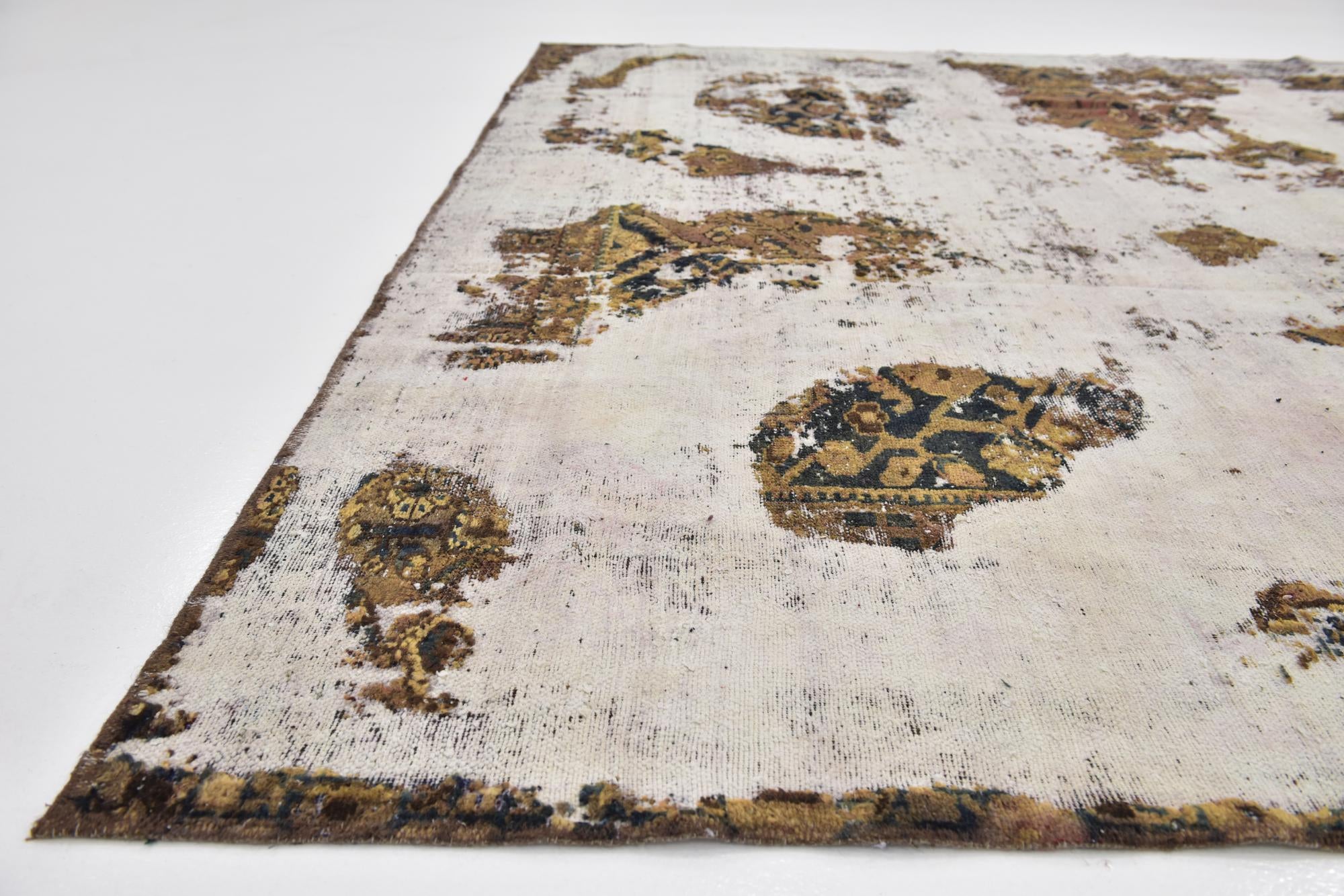 8' 5 x 10' 8 Hand Knotted Ultra Vintage Persian Wool Rug