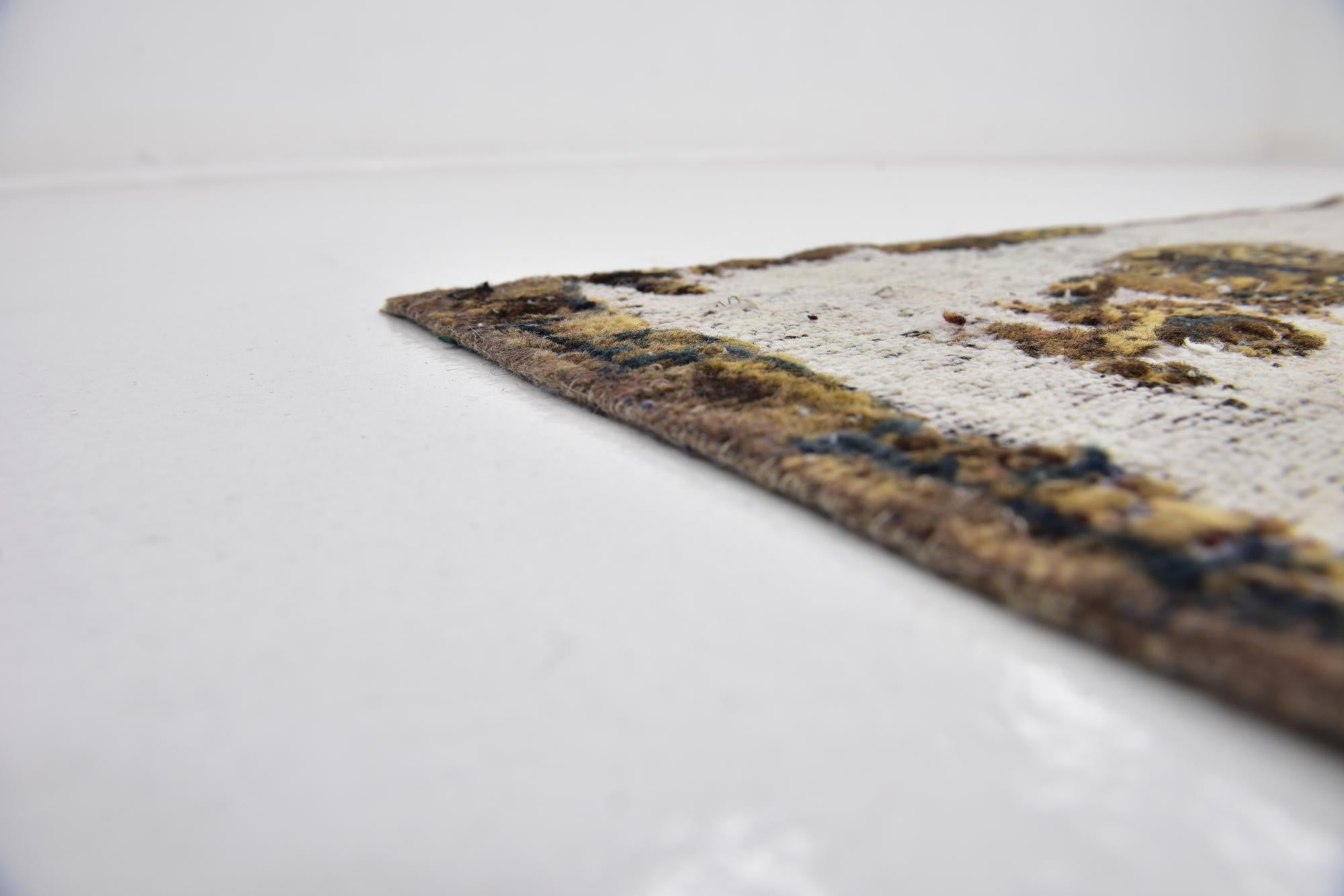 8' 5 x 10' 8 Hand Knotted Ultra Vintage Persian Wool Rug