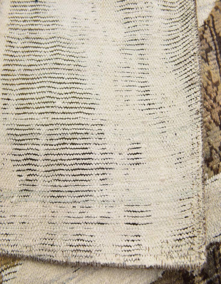 Detail image of 3' 2 x 6'  Hand Knotted Ultra Vintage Persian Wool Rug