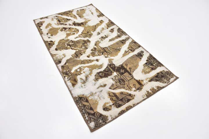 3' 2 x 6' Hand Knotted Ultra Vintage Persian Wool Rug