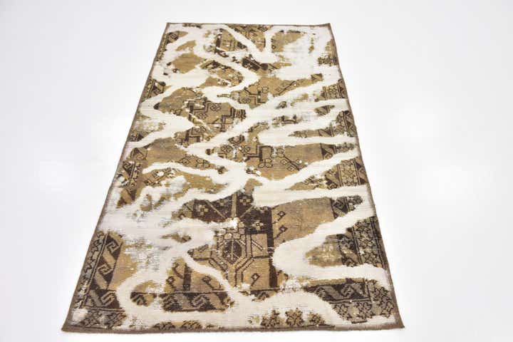 3' 2 x 6' Hand Knotted Ultra Vintage Persian Wool Rug