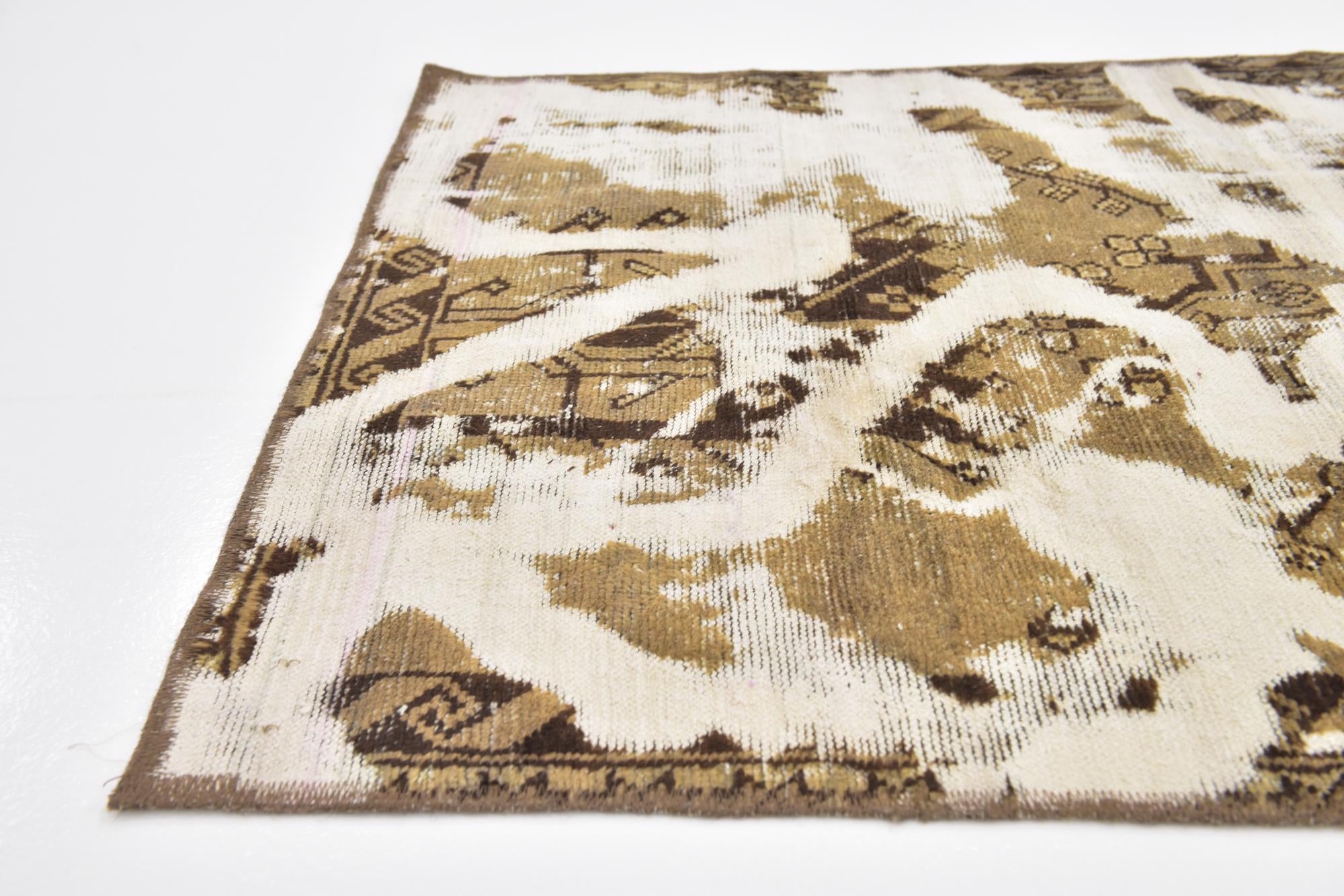 3' 2 x 6' Hand Knotted Ultra Vintage Persian Wool Rug
