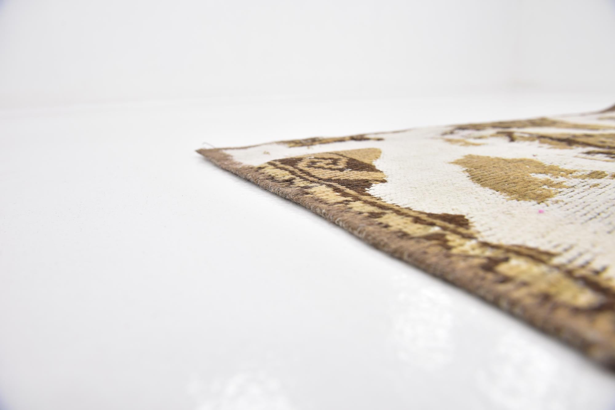 3' 2 x 6' Hand Knotted Ultra Vintage Persian Wool Rug