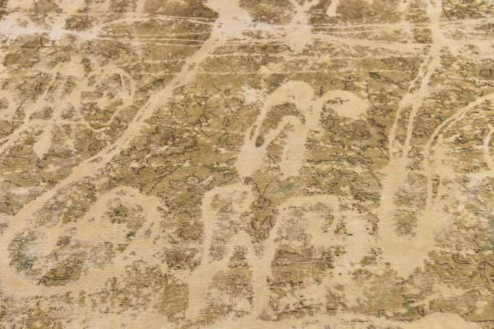 8' 8 x 12' Hand Knotted Ultra Vintage Persian Wool Rug