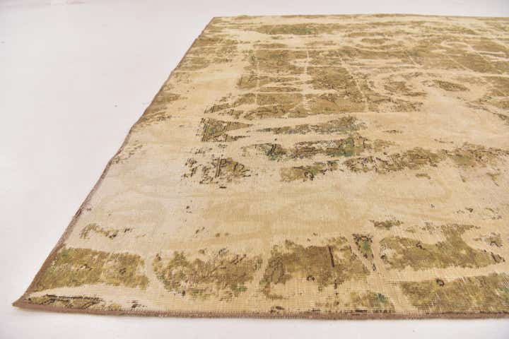 8' 8 x 12' Hand Knotted Ultra Vintage Persian Wool Rug