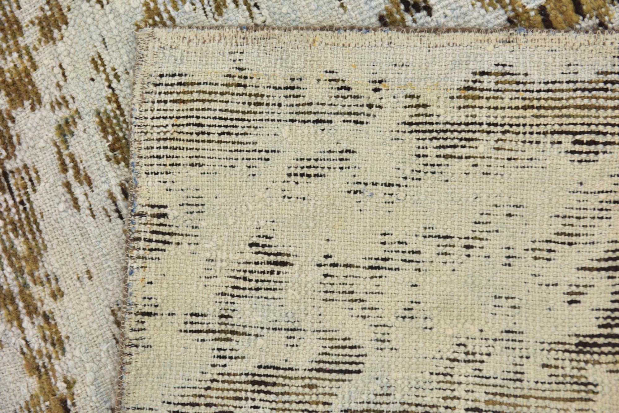6' 7 x 8' 9 Hand Knotted Ultra Vintage Persian Wool Rug