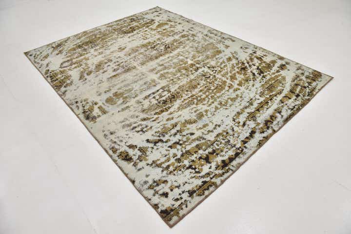 200cm x 265cm Noué main Ultra Vintage Tapis Persan Laine