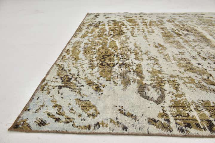 200cm x 265cm Noué main Ultra Vintage Tapis Persan Laine
