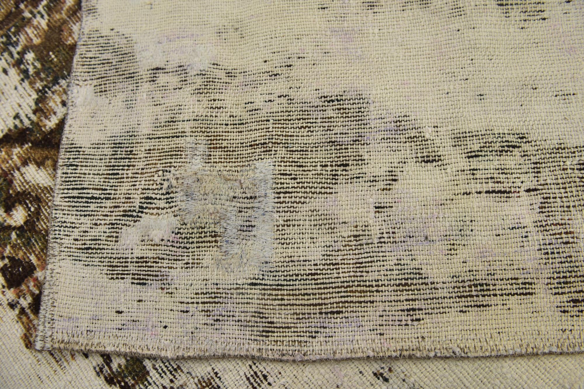 5' 6 x 9' Hand Knotted Ultra Vintage Persian Wool Rug