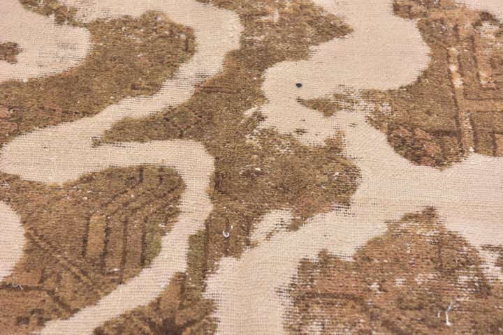 4' x 5' 3 Hand Knotted Ultra Vintage Persian Wool Rug