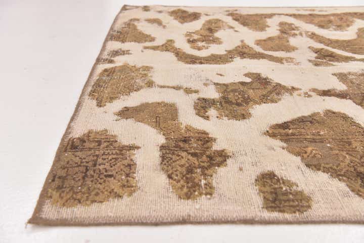 4' x 5' 3 Hand Knotted Ultra Vintage Persian Wool Rug