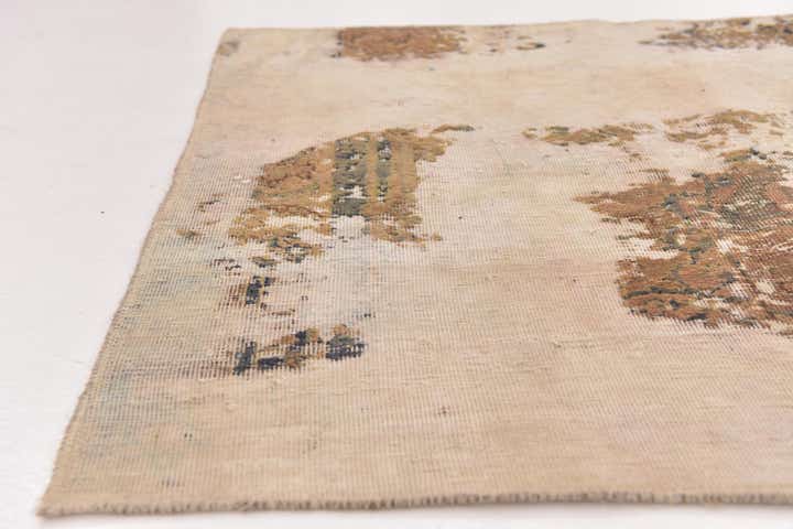 3' x 4' 4 Hand Knotted Ultra Vintage Persian Wool Rug