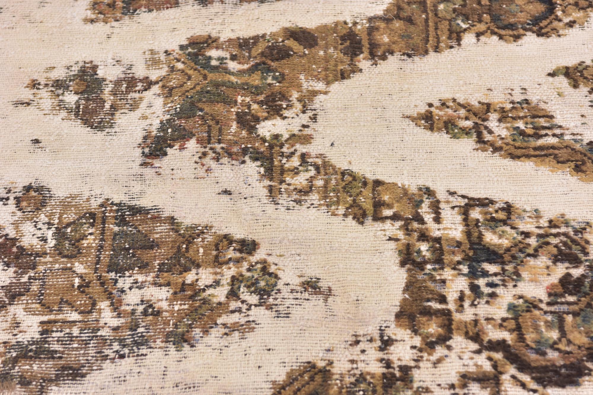 3' 4 x 6' Hand Knotted Ultra Vintage Persian Wool Rug