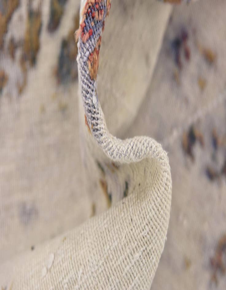 Detail image of 9' 5 x 11' 4  Hand Knotted Ultra Vintage Persian Wool Rug