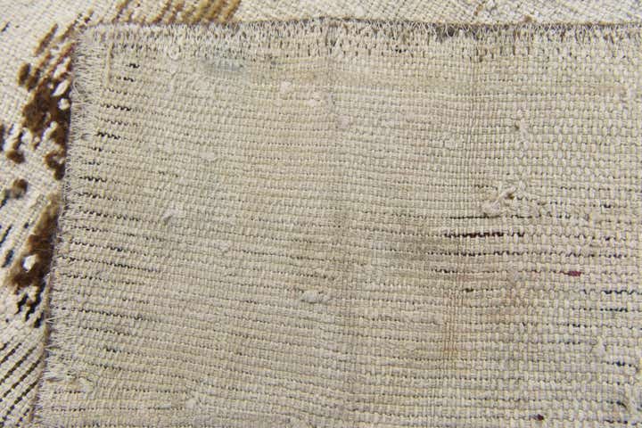 3' 9 x 5' 8 Hand Knotted Ultra Vintage Persian Wool Rug