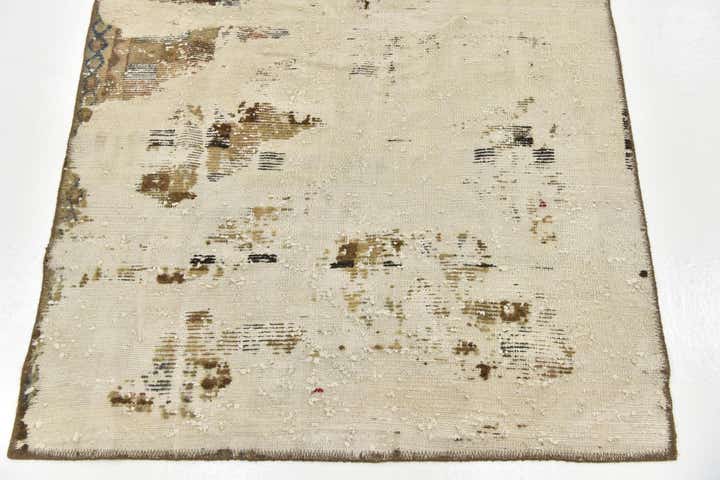 3' 9 x 5' 8 Hand Knotted Ultra Vintage Persian Wool Rug