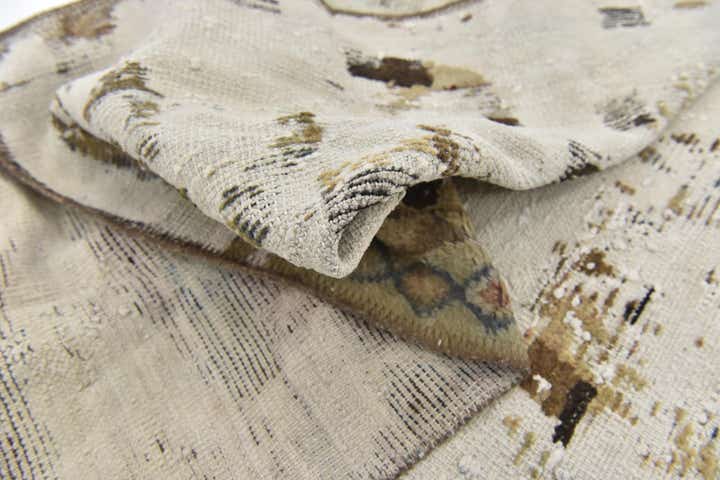 3' 9 x 5' 8 Hand Knotted Ultra Vintage Persian Wool Rug