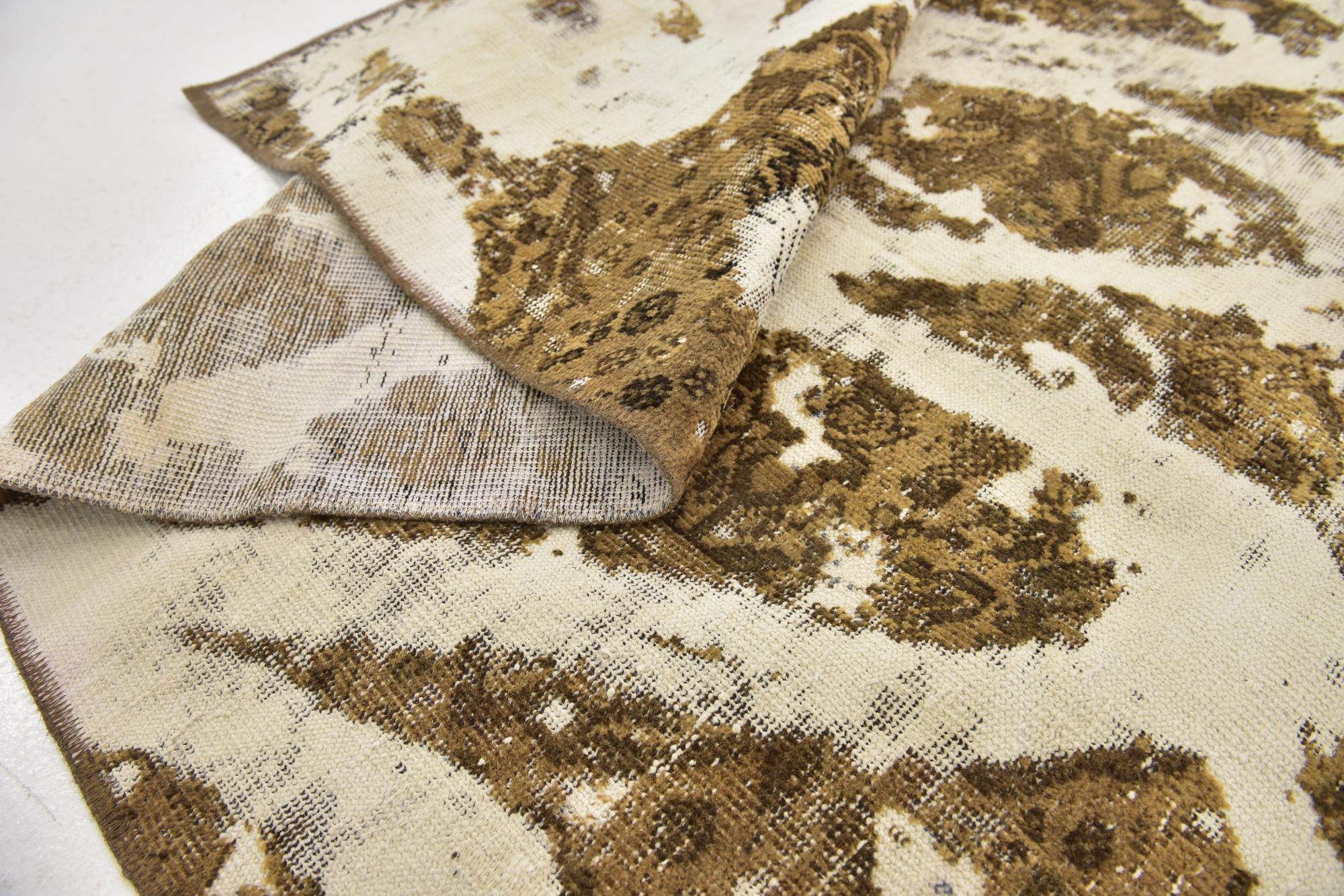 5' 4 x 8' 10 Hand Knotted Ultra Vintage Persian Wool Rug