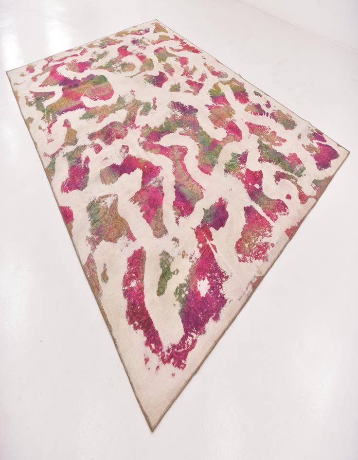 Detail image of 9' 5 x 12' 6  Hand Knotted Ultra Vintage Persian Wool Rug