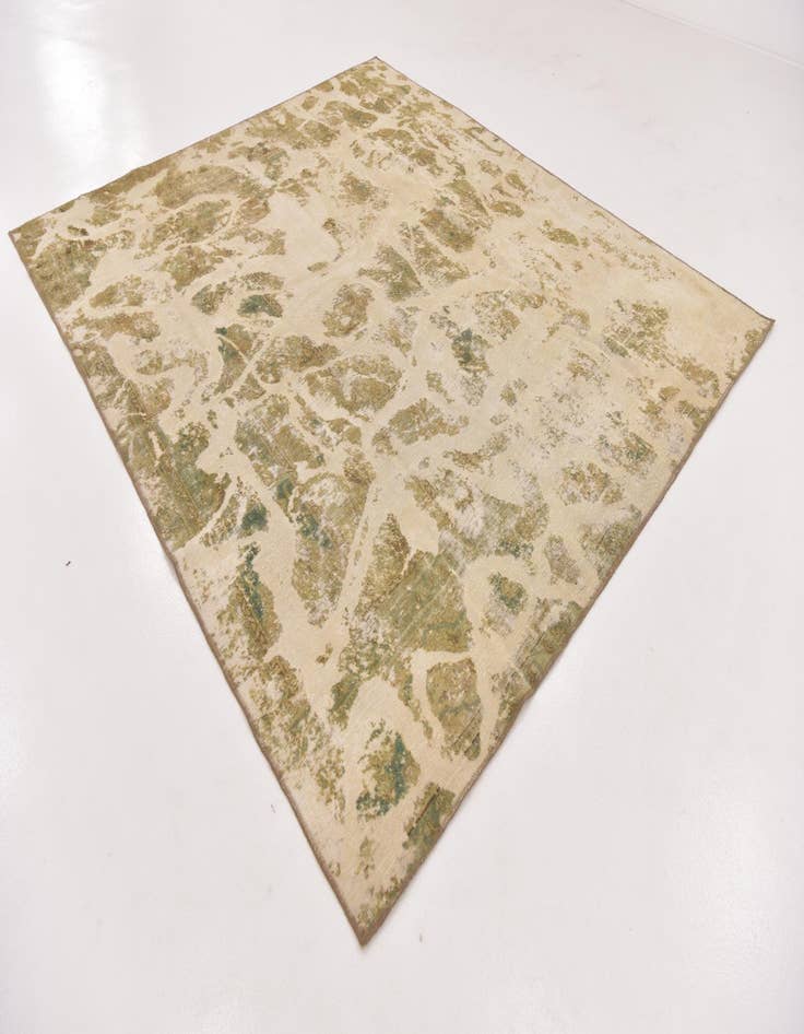 Detail image of 8' 2 x 9' 4  Hand Knotted Ultra Vintage Persian Wool Rug