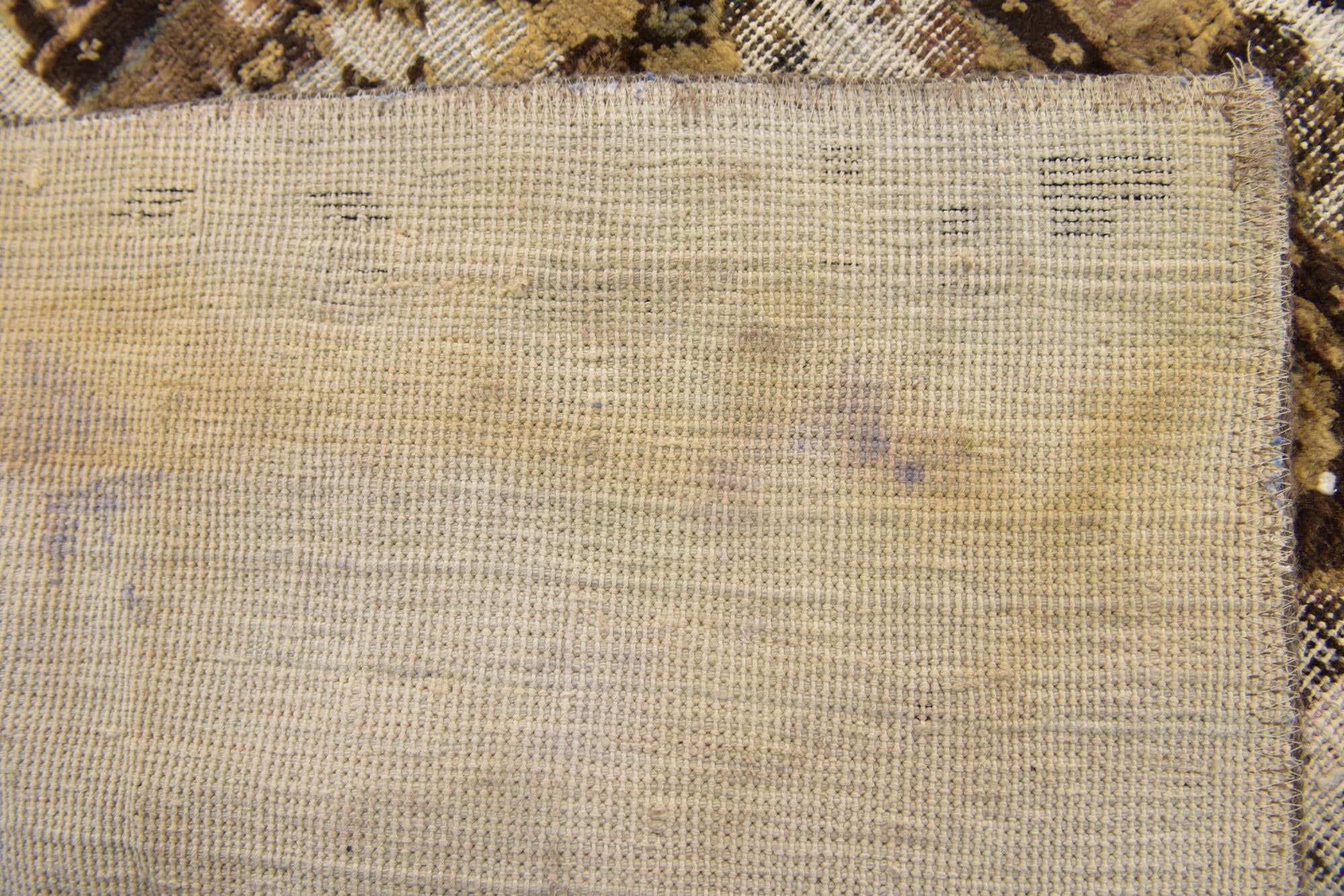 4' 5 x 6' 2 Hand Knotted Ultra Vintage Persian Wool Rug