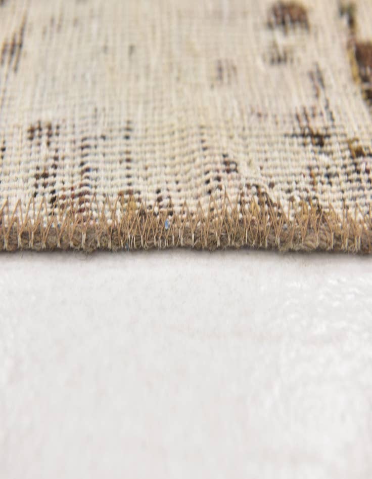 Detail image of 4' 5 x 6' 2  Hand Knotted Ultra Vintage Persian Wool Rug