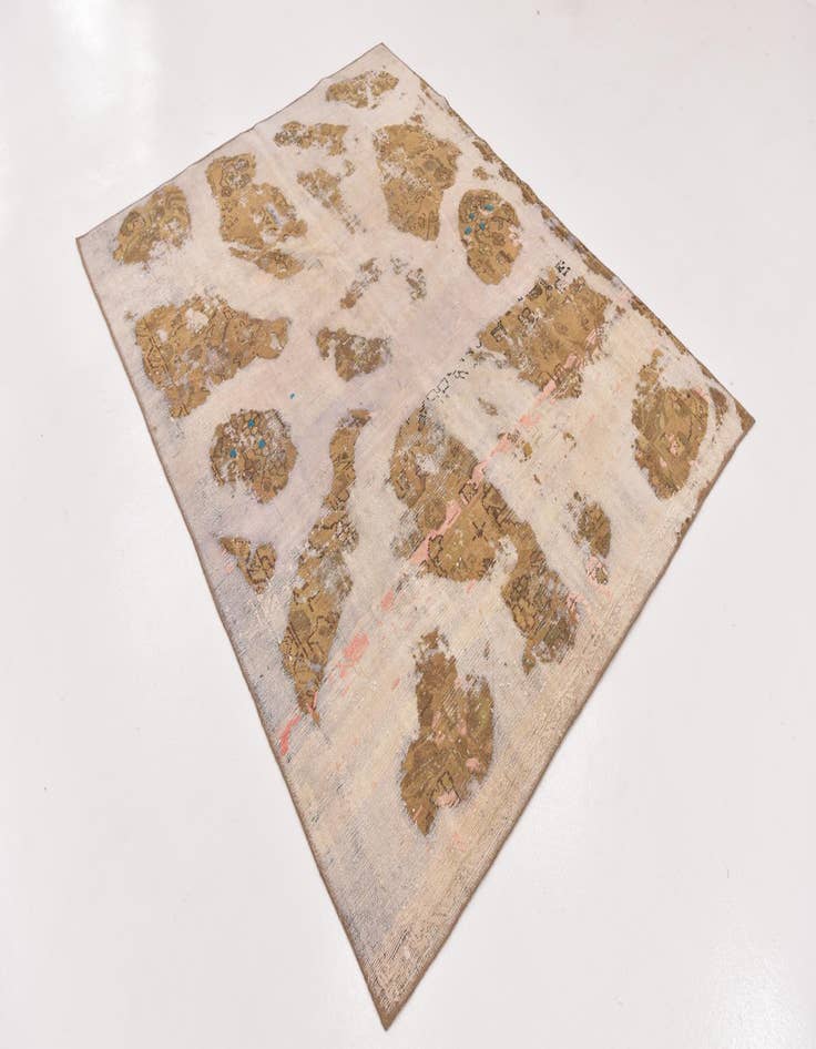 Detail image of 6' x 7' 8  Hand Knotted Ultra Vintage Persian Wool Rug