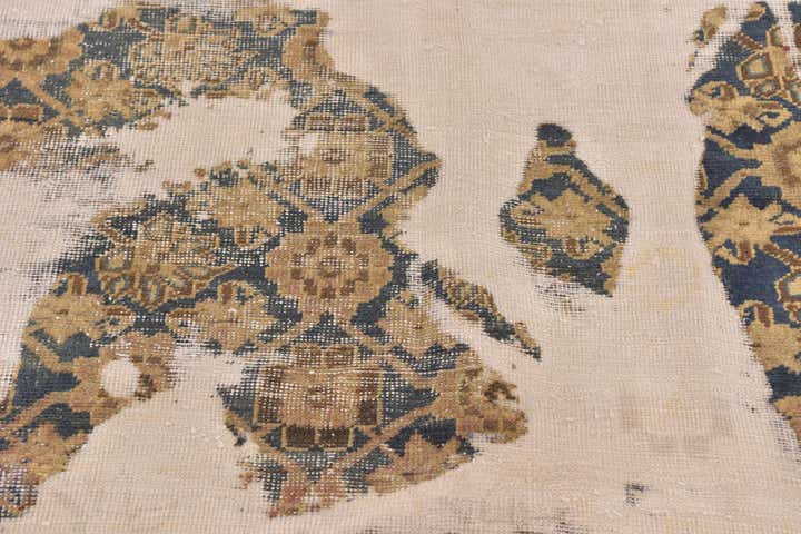 6' 2 x 9' 5 Hand Knotted Ultra Vintage Persian Wool Rug