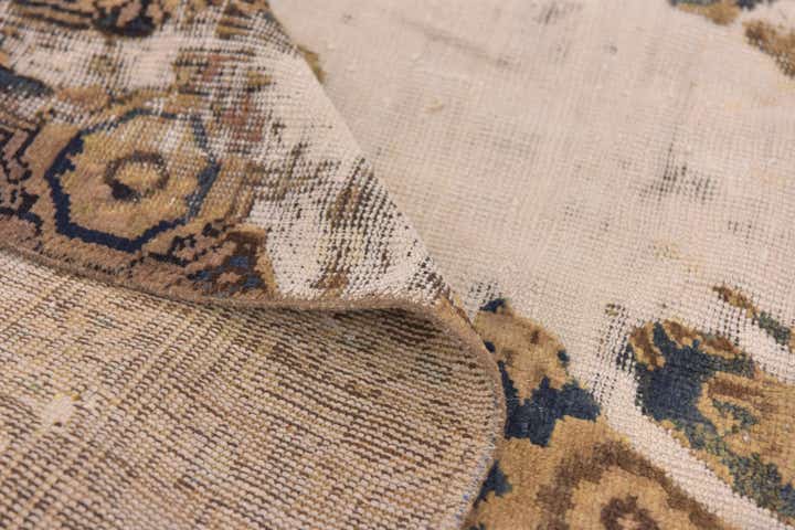 6' 2 x 9' 5 Hand Knotted Ultra Vintage Persian Wool Rug