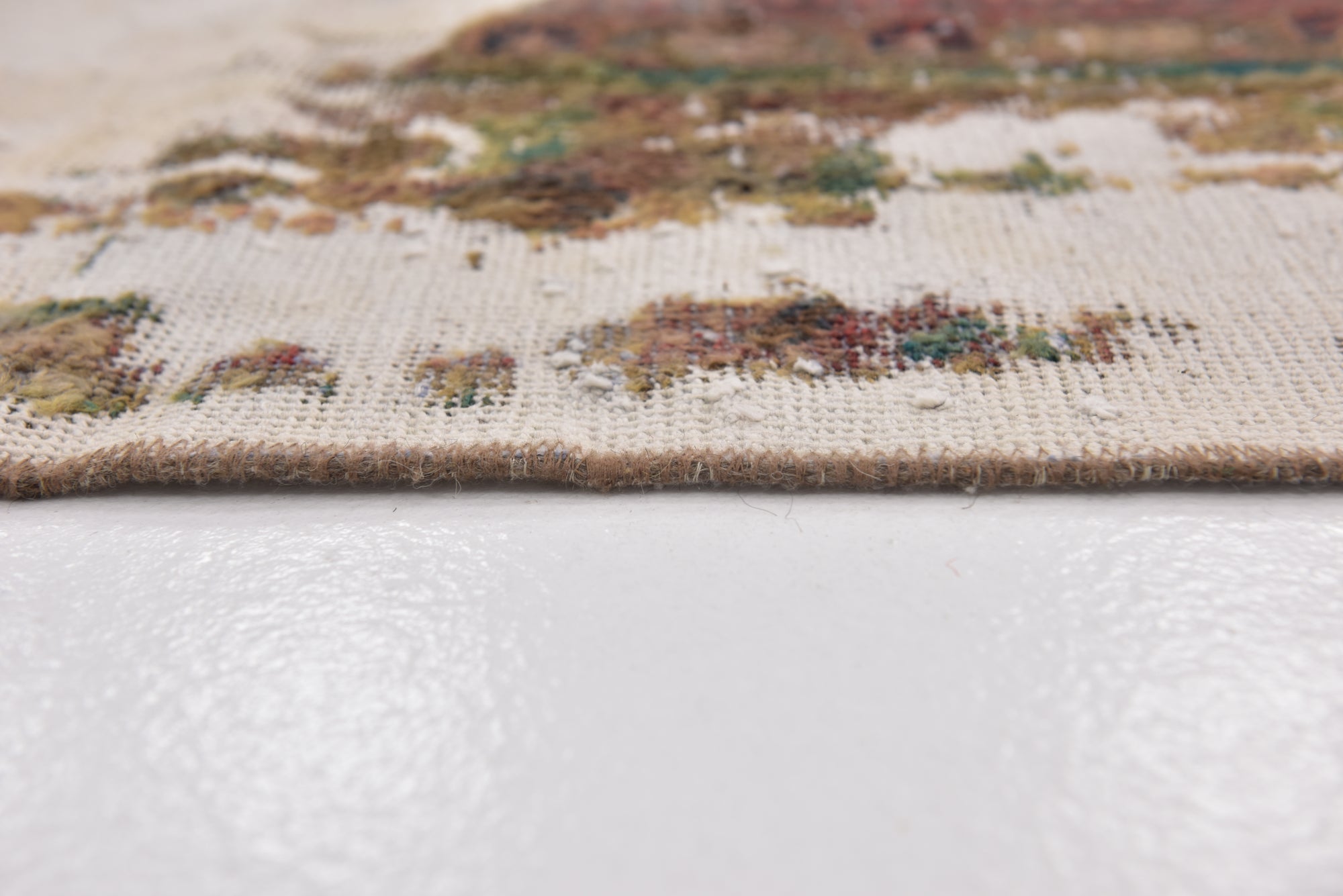 8' 9 x 12' Hand Knotted Ultra Vintage Persian Wool Rug