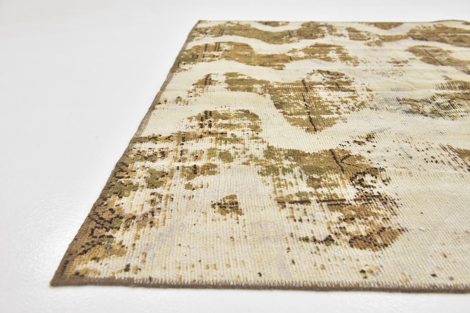 5' 10 x 8' Hand Knotted Ultra Vintage Persian Wool Rug