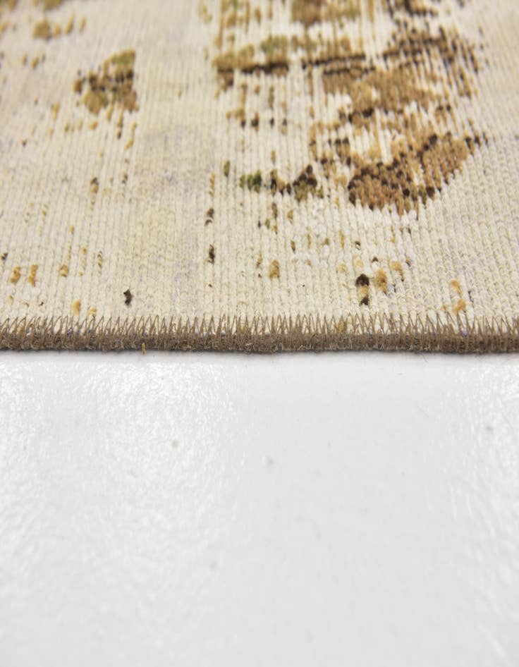 Detail image of 5' 10 x 8'  Hand Knotted Ultra Vintage Persian Wool Rug