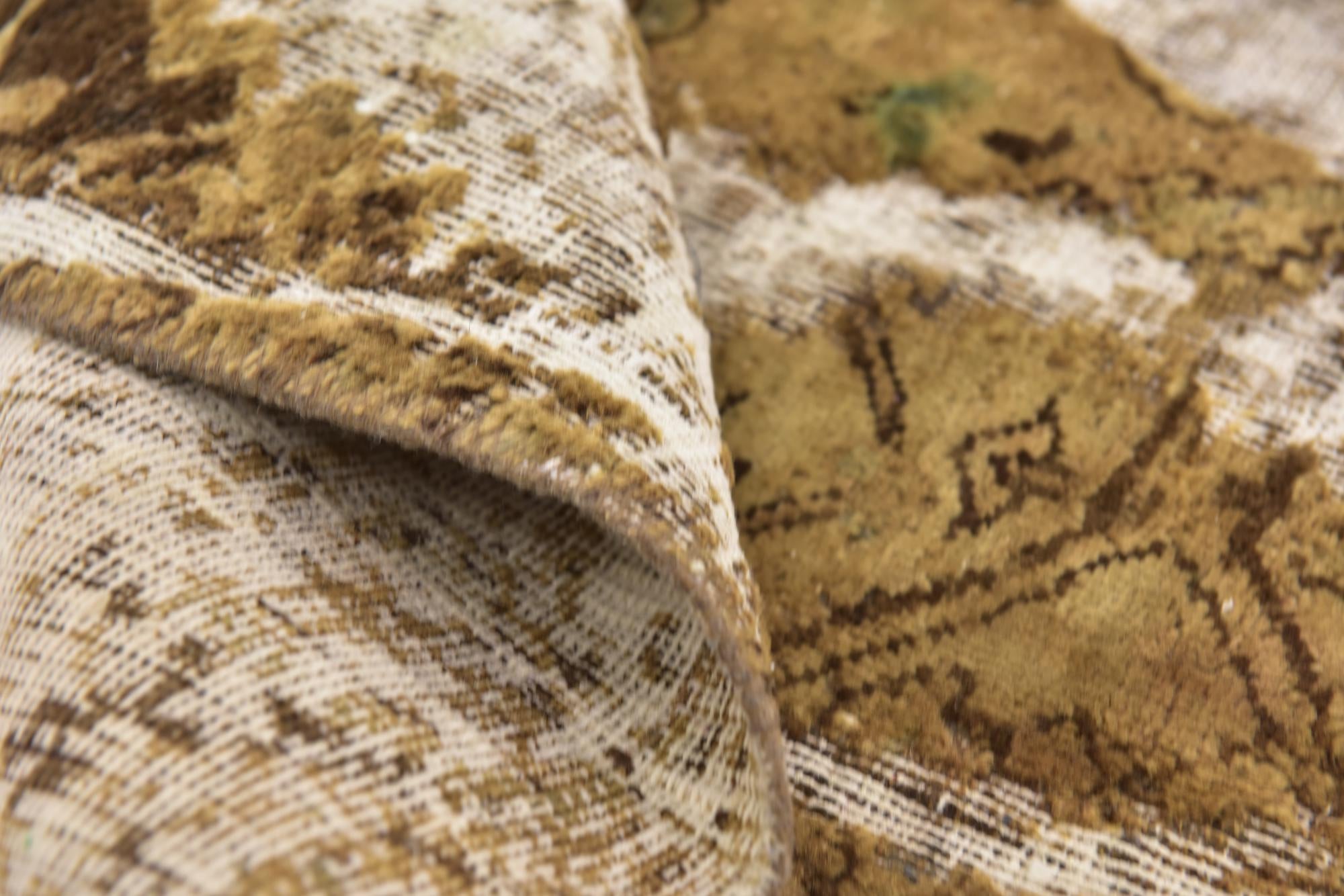 5' 2 x 6' 7 Hand Knotted Ultra Vintage Persian Wool Rug