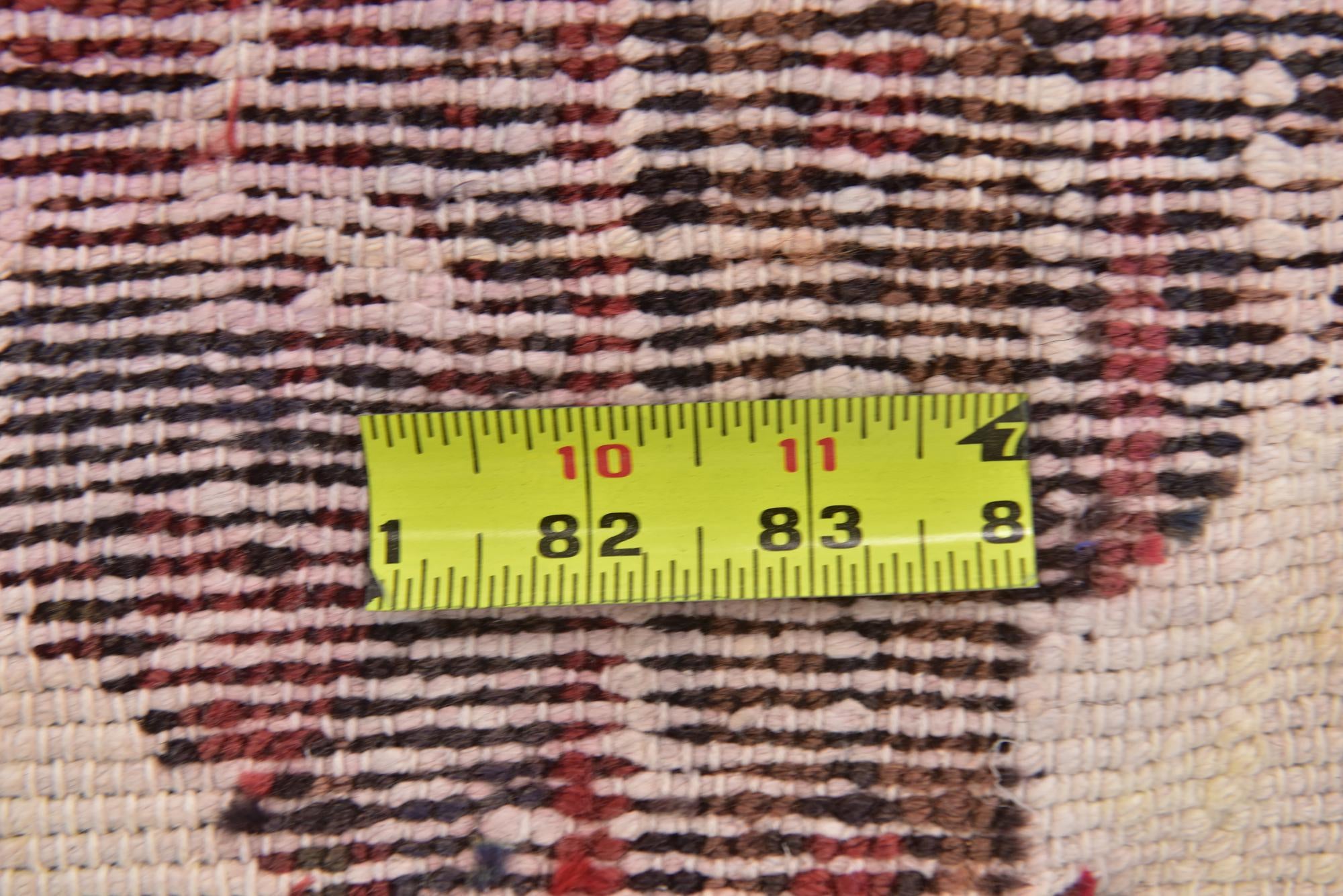 6' 2 x 8' 8 Hand Knotted Ultra Vintage Persian Wool Rug