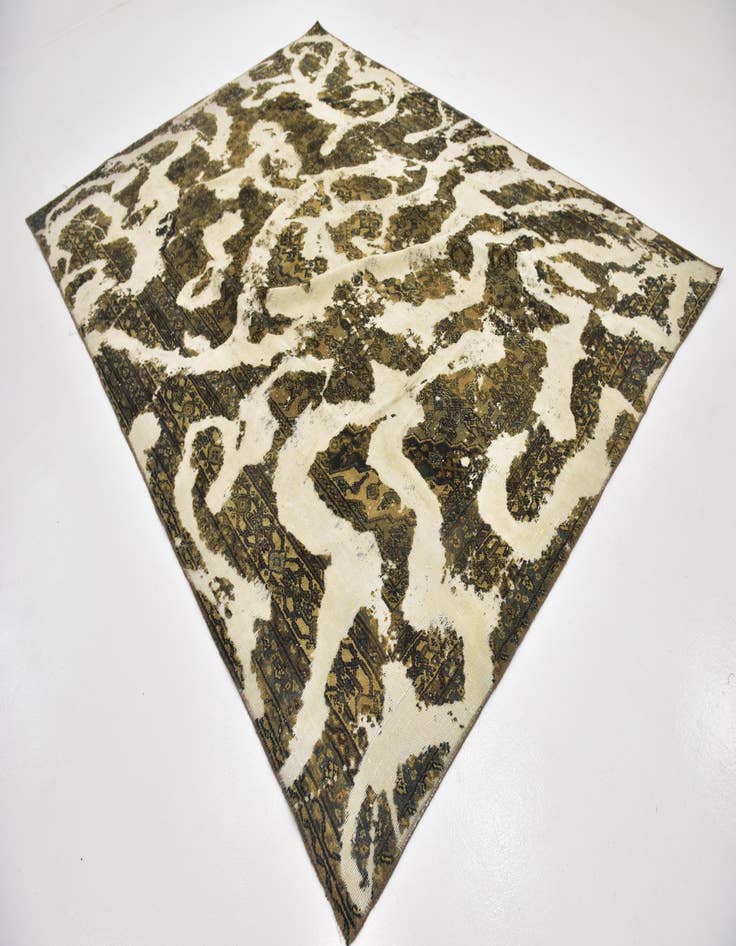 Detail image of 7' 10 x 10' 8 Hand Knotted Ultra Vintage Persian Wool Rug