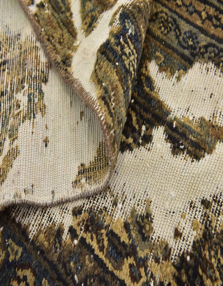 Detail image of 7' 10 x 10' 8 Hand Knotted Ultra Vintage Persian Wool Rug