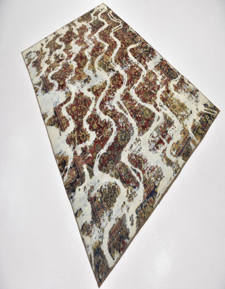 Detail image of 6' x 9'  Hand Knotted Ultra Vintage Persian Wool Rug