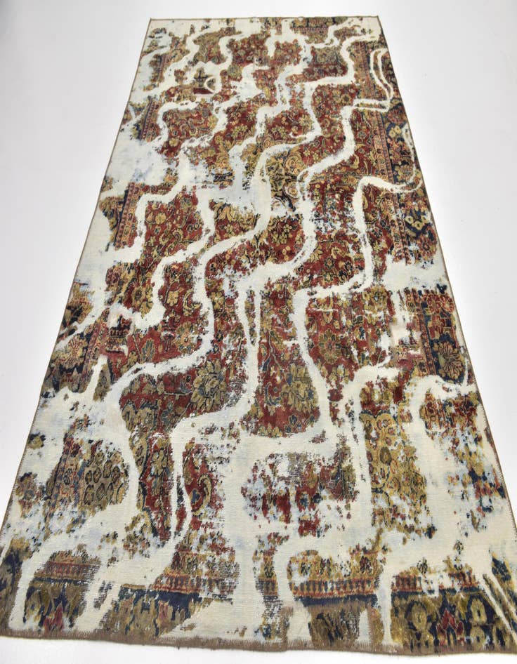 Detail image of 6' x 9'  Hand Knotted Ultra Vintage Persian Wool Rug