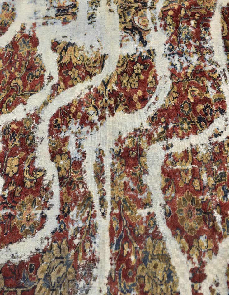 Detail image of 6' x 9'  Hand Knotted Ultra Vintage Persian Wool Rug