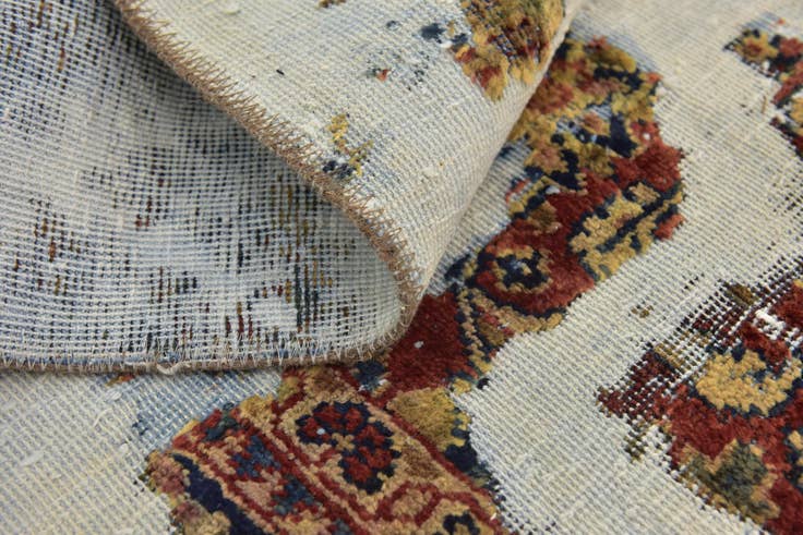 Detail image of 6' x 9' Hand Knotted Ultra Vintage Persian Wool Rug