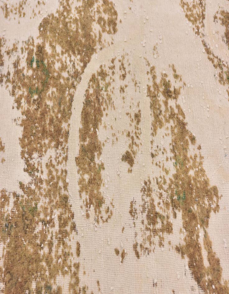 Detail image of 5' 9 x 8' 4  Hand Knotted Ultra Vintage Persian Wool Rug