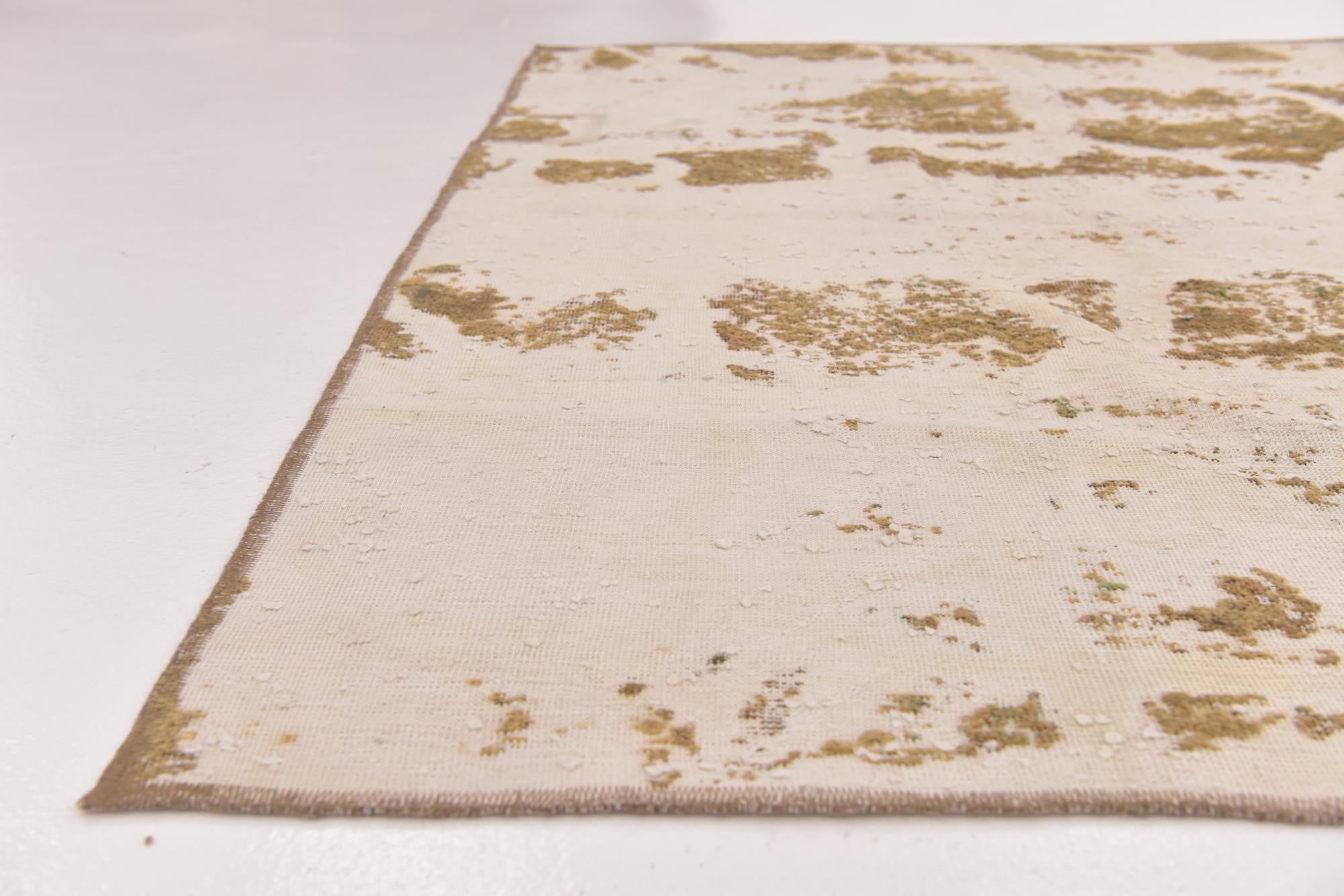 5' 9 x 8' 4 Hand Knotted Ultra Vintage Persian Wool Rug